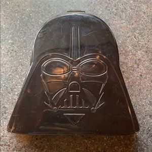Dark Vader case markers and a eraser and stickers